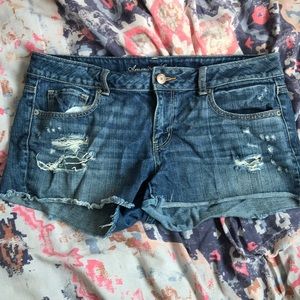 American Eagle Destroyed Shorts